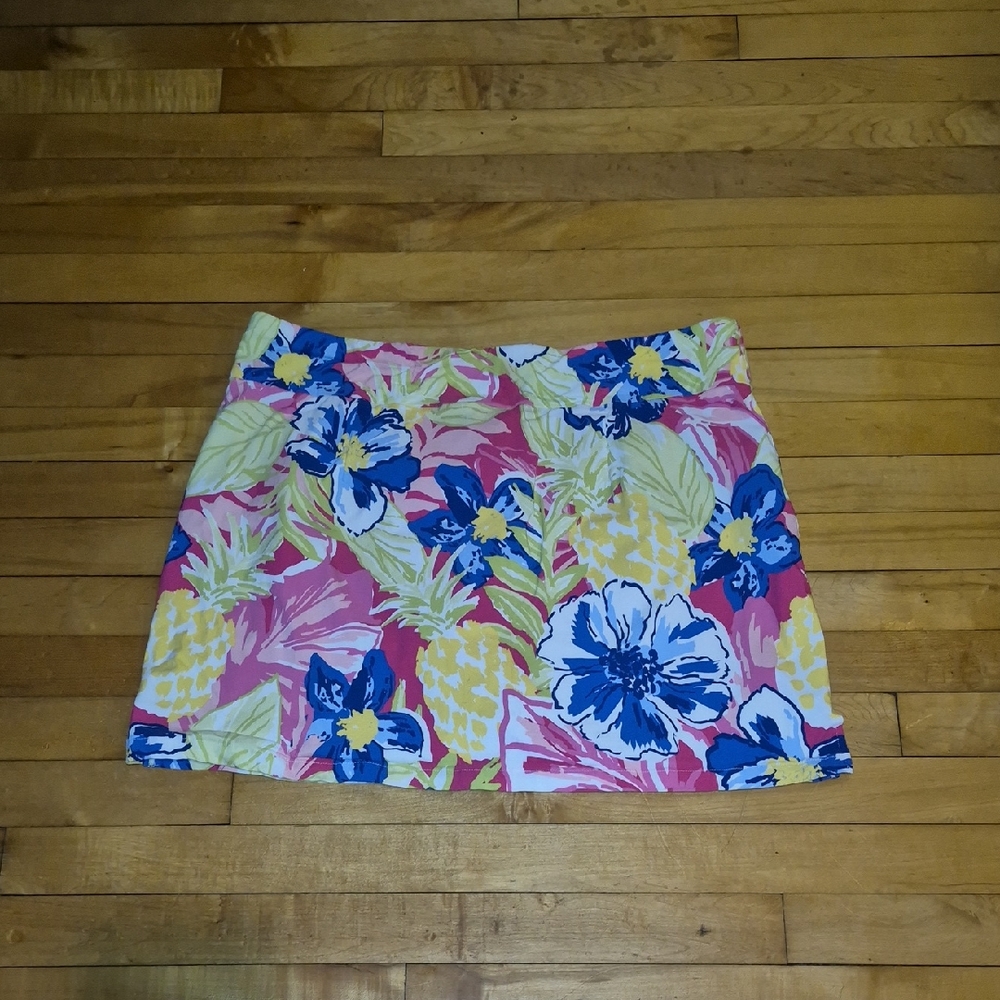 Rafaella Floral Print Skort in Pink and Blue. NWOT. Size XXL.